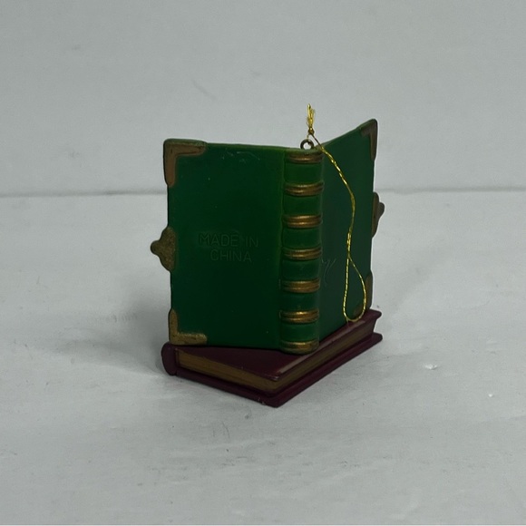 vintage christmas the night before christmas plastic book ornament toy soldier - Picture 5 of 6